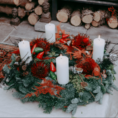 Ein maßgeschneiderter Adventskranz